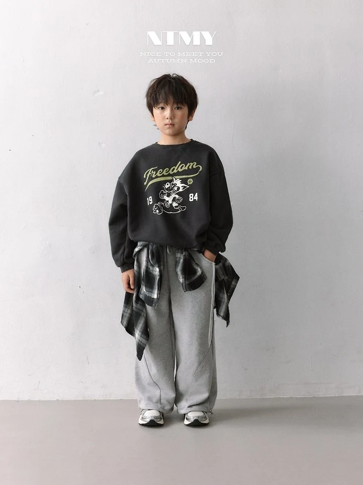 Nice To Meet You - Korean Children Fashion - #discoveringself - Dumb Dumb Sweatshirt - 9
