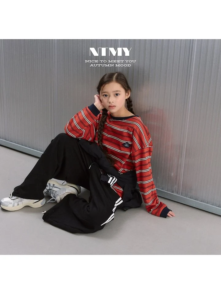 Nice To Meet You - Korean Children Fashion - #discoveringself - Tams Striped Tee - 8