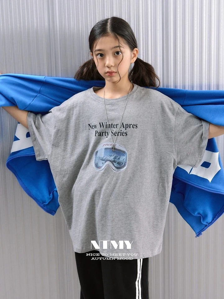Nice To Meet You - Korean Children Fashion - #discoveringself - Goggles Tee - 7