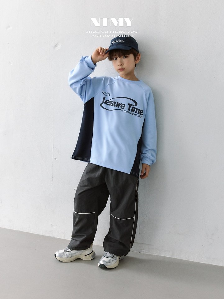 Nice To Meet You - Korean Children Fashion - #discoveringself - Jersey Time Colorblocking Tee - 2