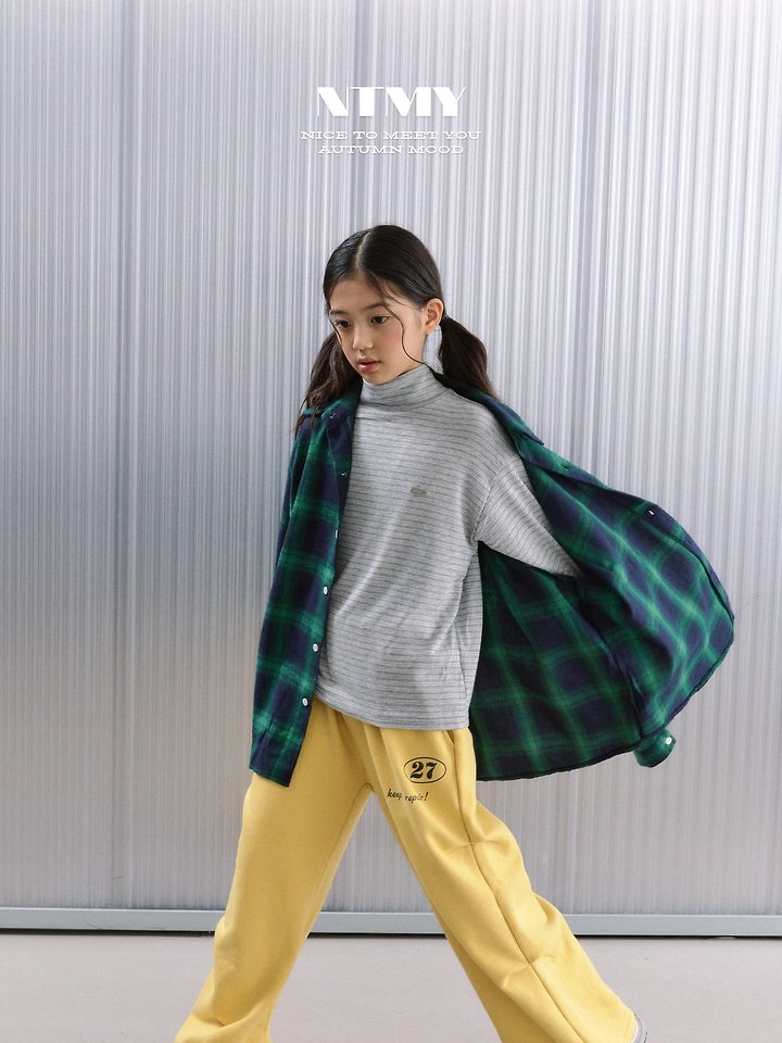 Nice To Meet You - Korean Children Fashion - #fashionkids - Dream Check Shirt - 6