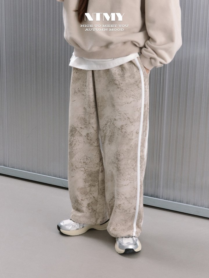 Nice To Meet You - Korean Children Fashion - #fashionkids - Stone Wide Pants - 5