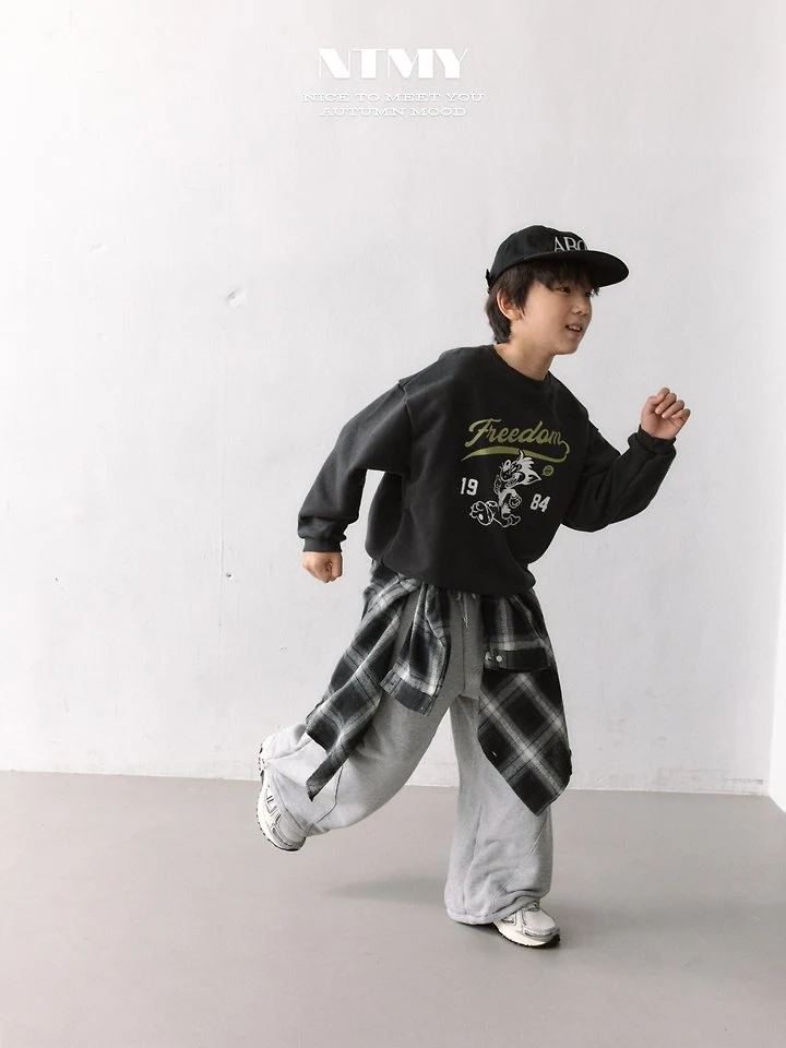 Nice To Meet You - Korean Children Fashion - #fashionkids - Dumb Dumb Sweatshirt - 10