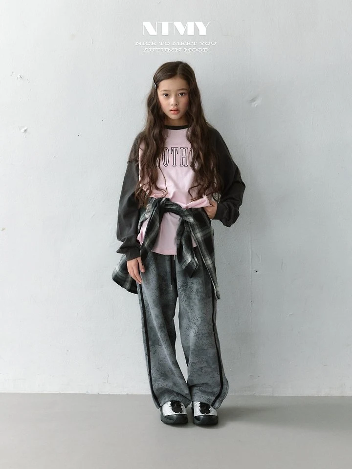 Nice To Meet You - Korean Children Fashion - #kidsshorts - Another Raglan Tee