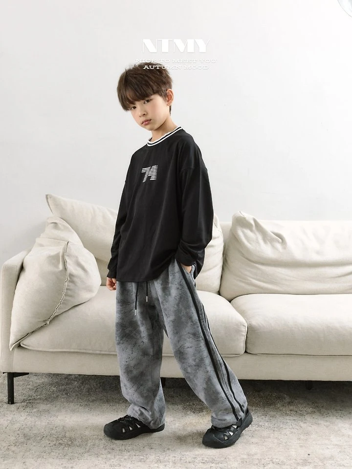Nice To Meet You - Korean Children Fashion - #kidsshorts - Jersey 74 Tee - 5