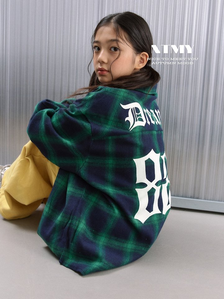 Nice To Meet You - Korean Children Fashion - #kidsstore - Dream Check Shirt - 8