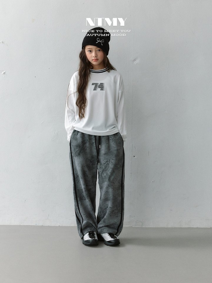 Nice To Meet You - Korean Children Fashion - #kidsstore - Stone Wide Pants - 7