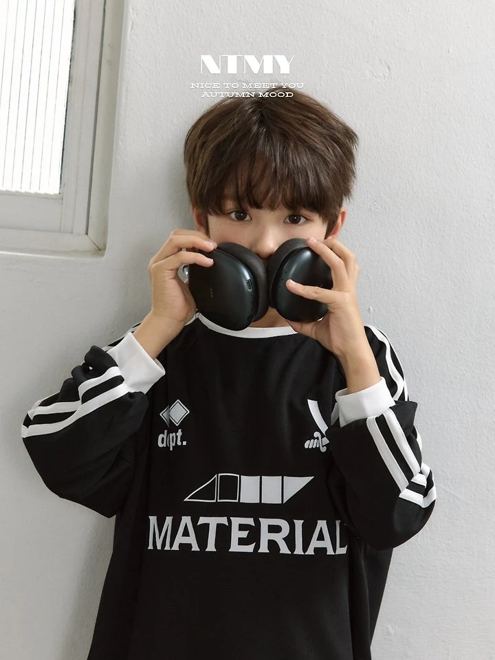 Nice To Meet You - Korean Children Fashion - #kidsshorts - Jersey Block Tee - 4