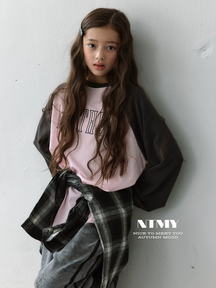 Nice To Meet You - Korean Children Fashion - #kidsstore - Another Raglan Tee - 2
