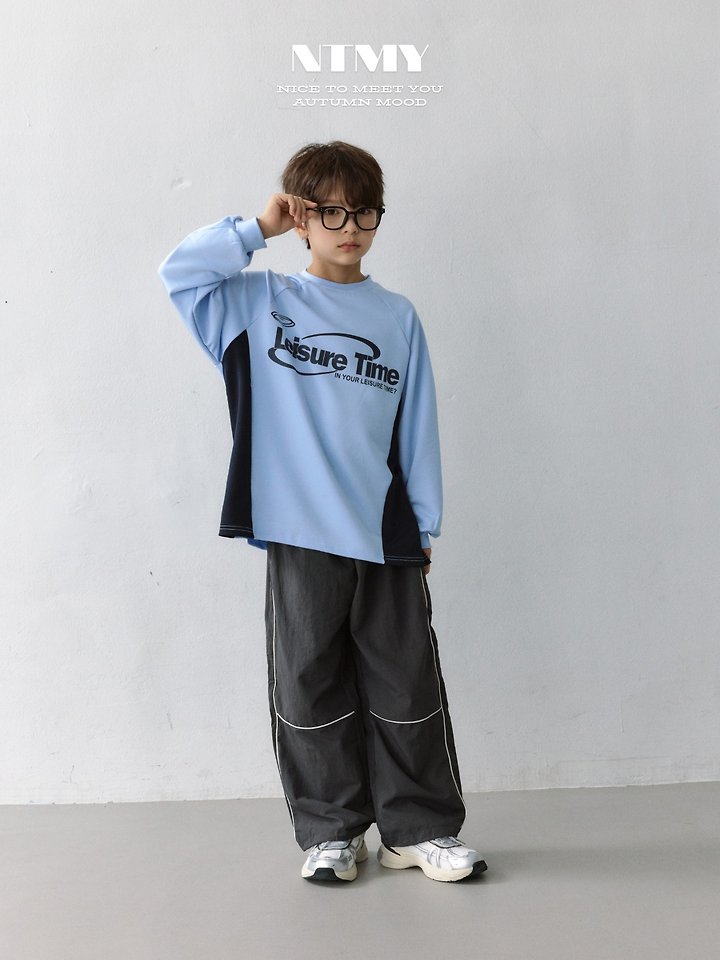 Nice To Meet You - Korean Children Fashion - #kidsstore - Jersey Time Colorblocking Tee - 5