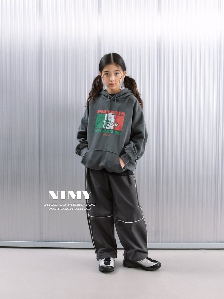 Nice To Meet You - Korean Children Fashion - #kidsstore - Pigment Napoli Hoodie - 9