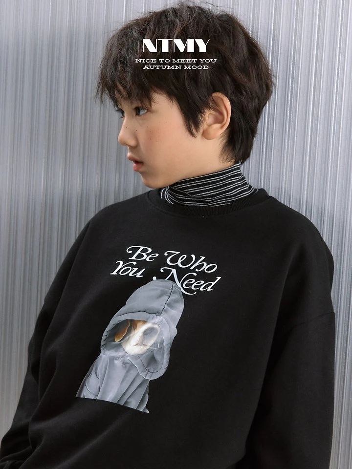 Nice To Meet You - Korean Children Fashion - #kidsstore - Beagle Sweatshirt - 8