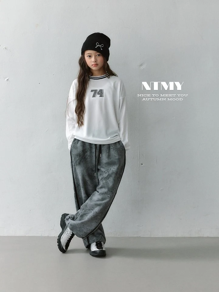 Nice To Meet You - Korean Children Fashion - #kidzfashiontrend - Stone Wide Pants - 8