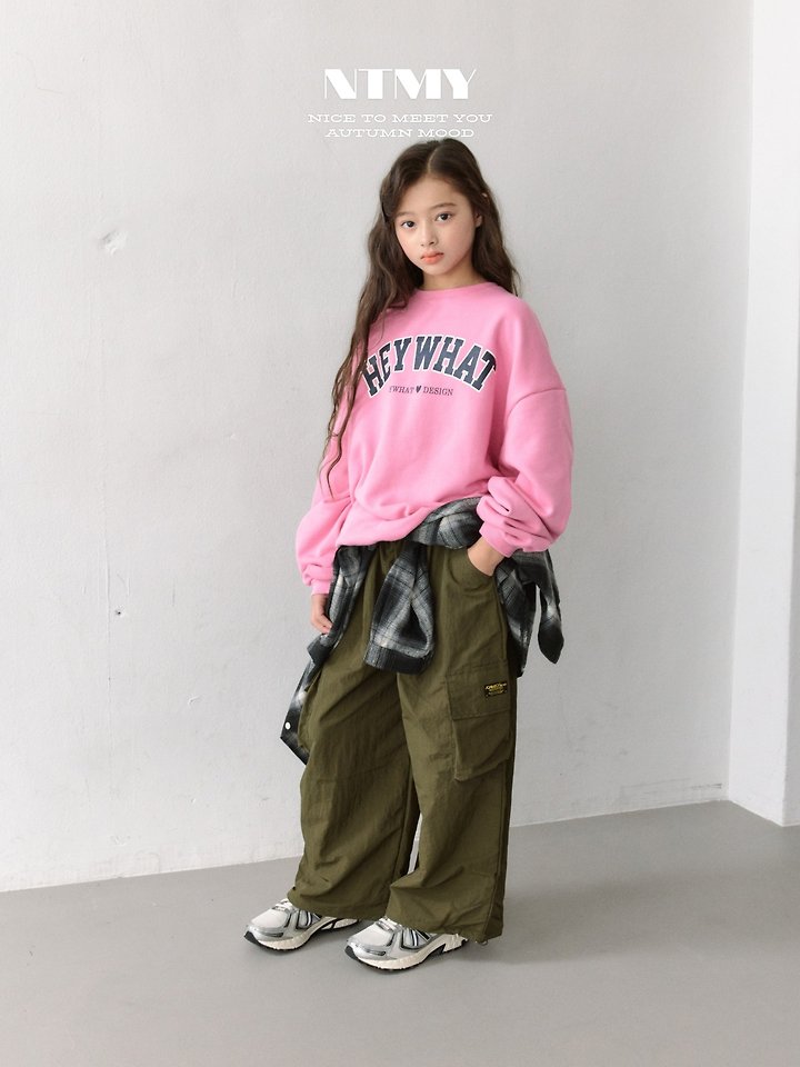 Nice To Meet You - Korean Children Fashion - #kidzfashiontrend - Hey Sweatshirt - 12