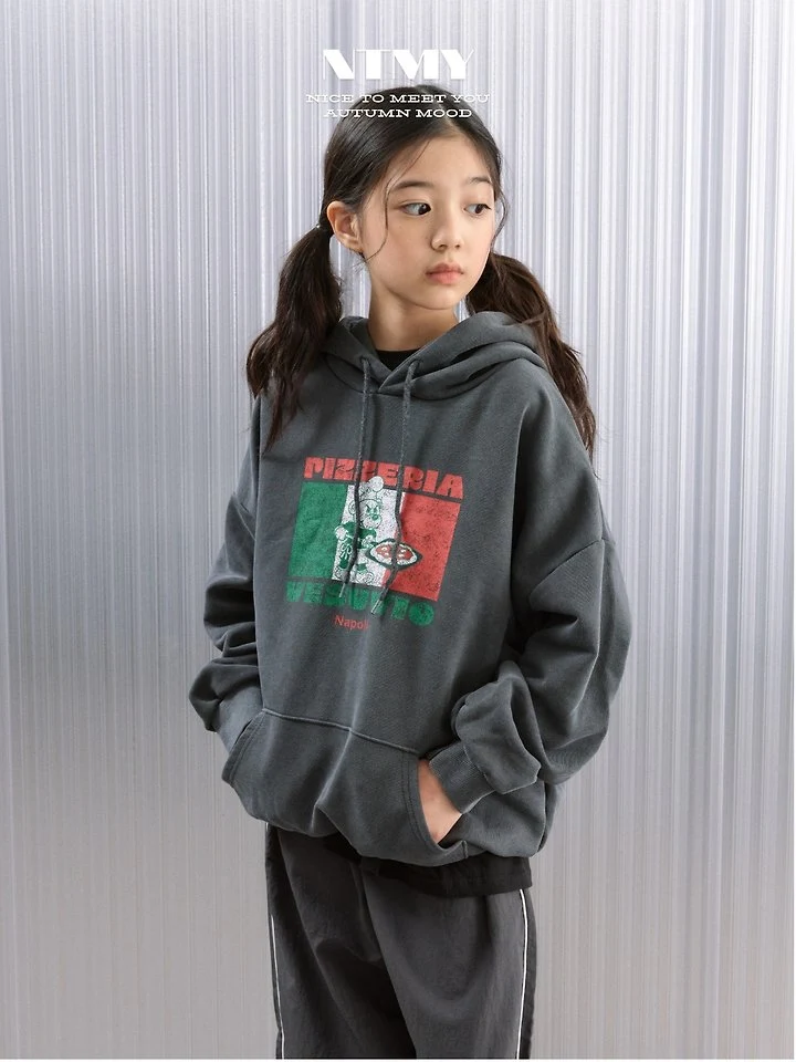 Nice To Meet You - Korean Children Fashion - #kidzfashiontrend - Pigment Napoli Hoodie - 10
