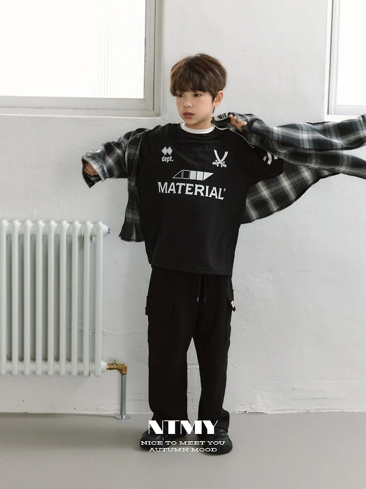 Nice To Meet You - Korean Children Fashion - #littlefashionista - Jersey Block Tee - 7
