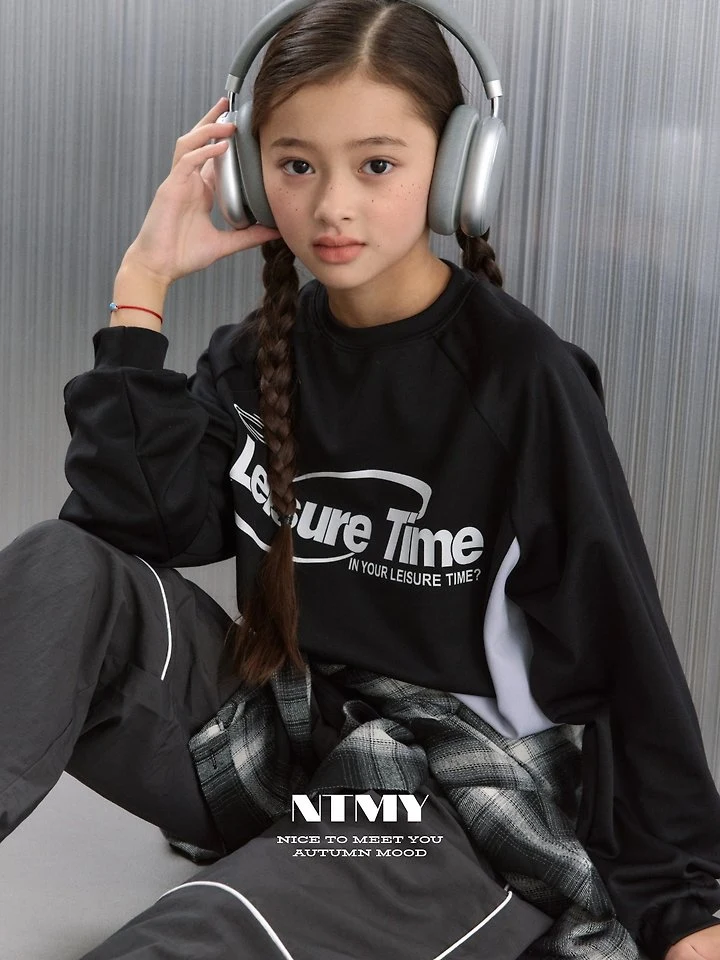 Nice To Meet You - Korean Children Fashion - #littlefashionista - Jersey Time Colorblocking Tee - 8