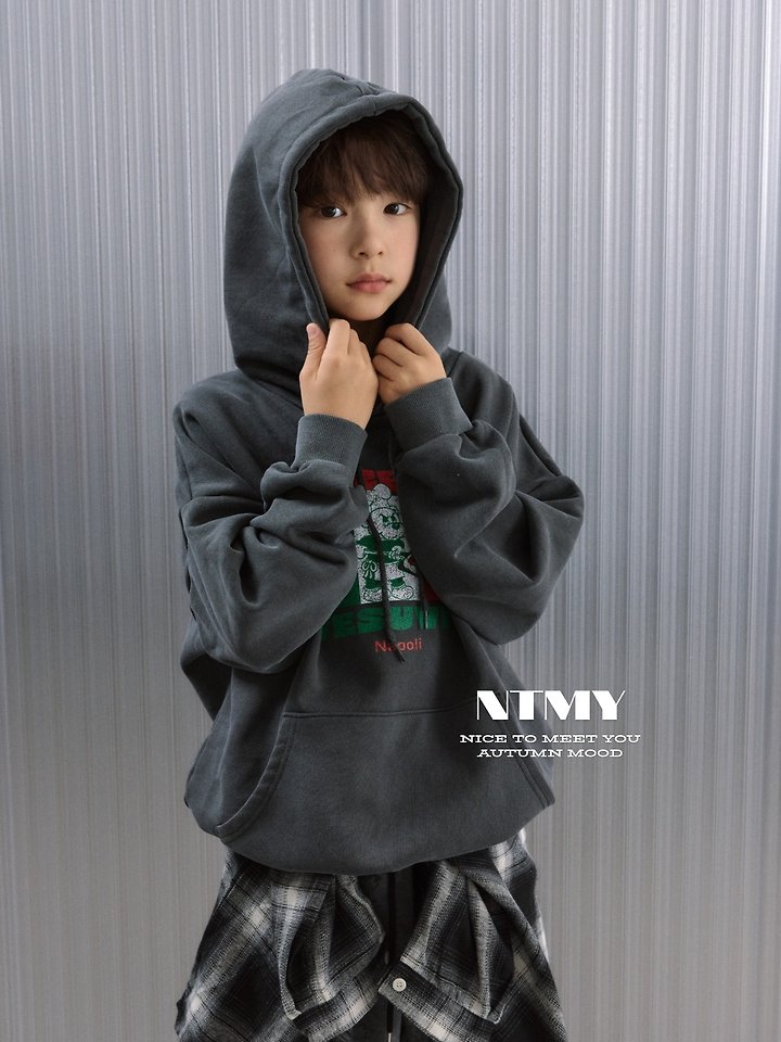 Nice To Meet You - Korean Children Fashion - #littlefashionista - Pigment Napoli Hoodie - 12