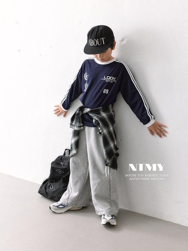Nice To Meet You - Korean Children Fashion - #magicofchildhood - Jersey 89 Line Tee - 5