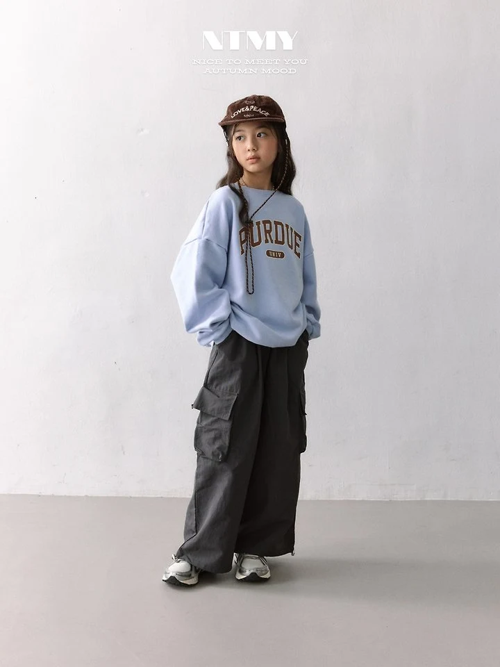 Nice To Meet You - Korean Children Fashion - #magicofchildhood - Perdue Sweatshirt - 3