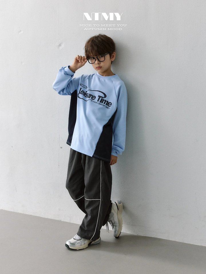Nice To Meet You - Korean Children Fashion - #magicofchildhood - Jersey Time Colorblocking Tee - 9