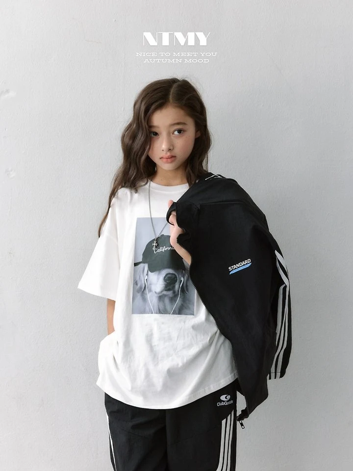 Nice To Meet You - Korean Children Fashion - #minifashionista - Hip Dog Tee - 2