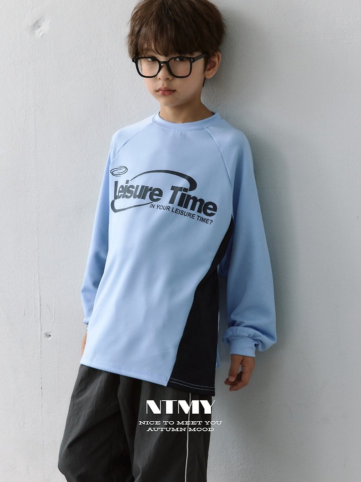 Nice To Meet You - Korean Children Fashion - #minifashionista - Jersey Time Colorblocking Tee - 10