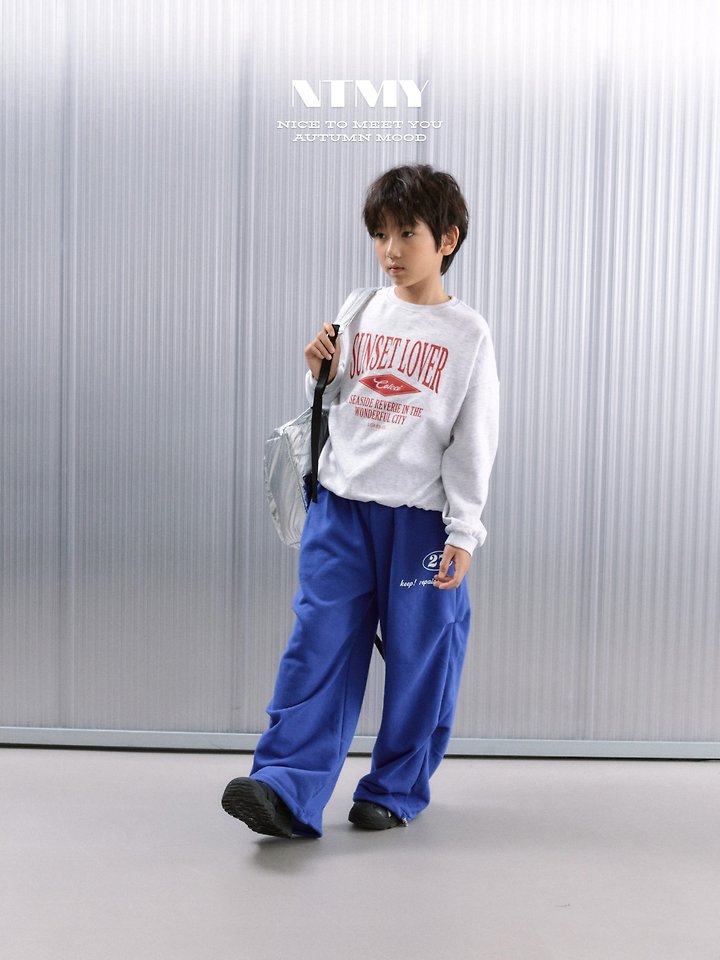 Nice To Meet You - Korean Children Fashion - #minifashionista - Sunset Sweatshirt - 5