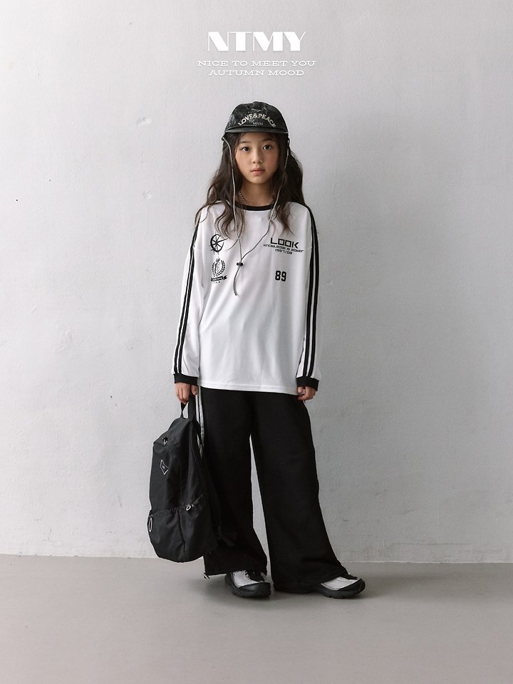 Nice To Meet You - Korean Children Fashion - #prettylittlegirls - Jersey 89 Line Tee - 7