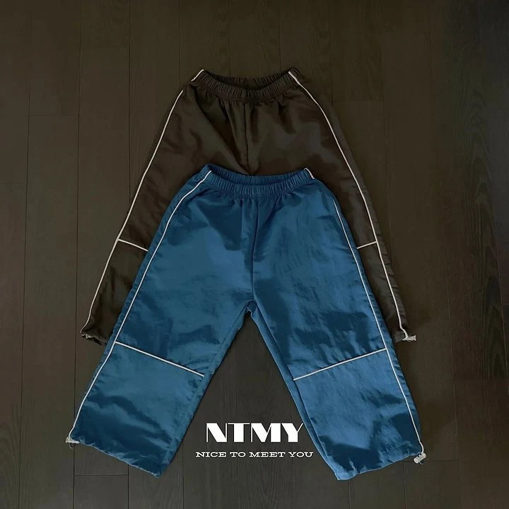 Nice To Meet You - Korean Children Fashion - #minifashionista - Fine Track Pants - 4