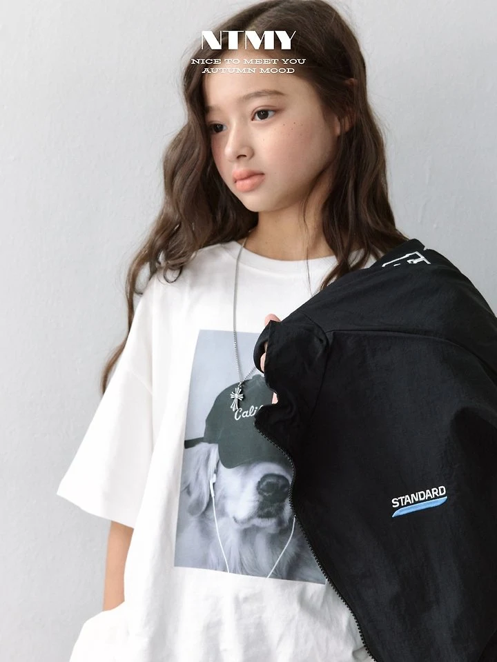 Nice To Meet You - Korean Children Fashion - #prettylittlegirls - Hip Dog Tee - 3
