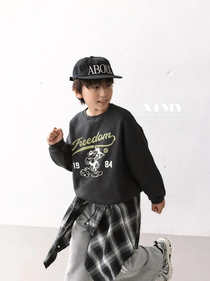 Nice To Meet You - Korean Children Fashion - #prettylittlegirls - Dumb Dumb Sweatshirt - 2