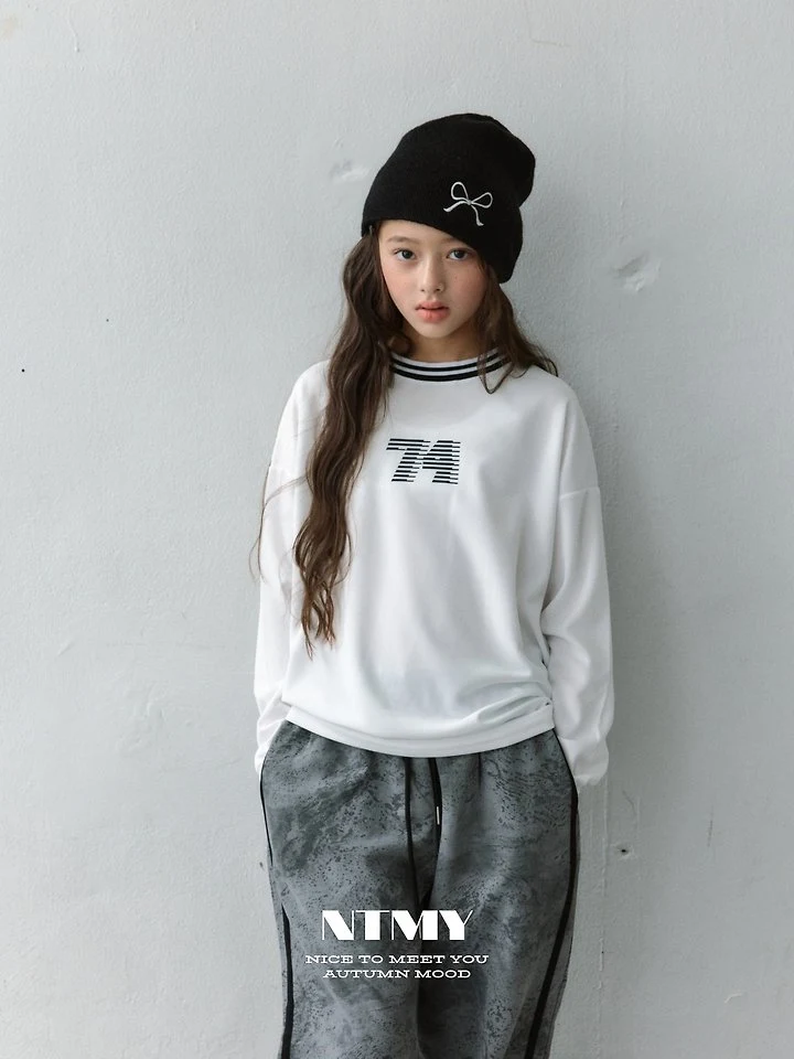 Nice To Meet You - Korean Children Fashion - #prettylittlegirls - Jersey 74 Tee - 12