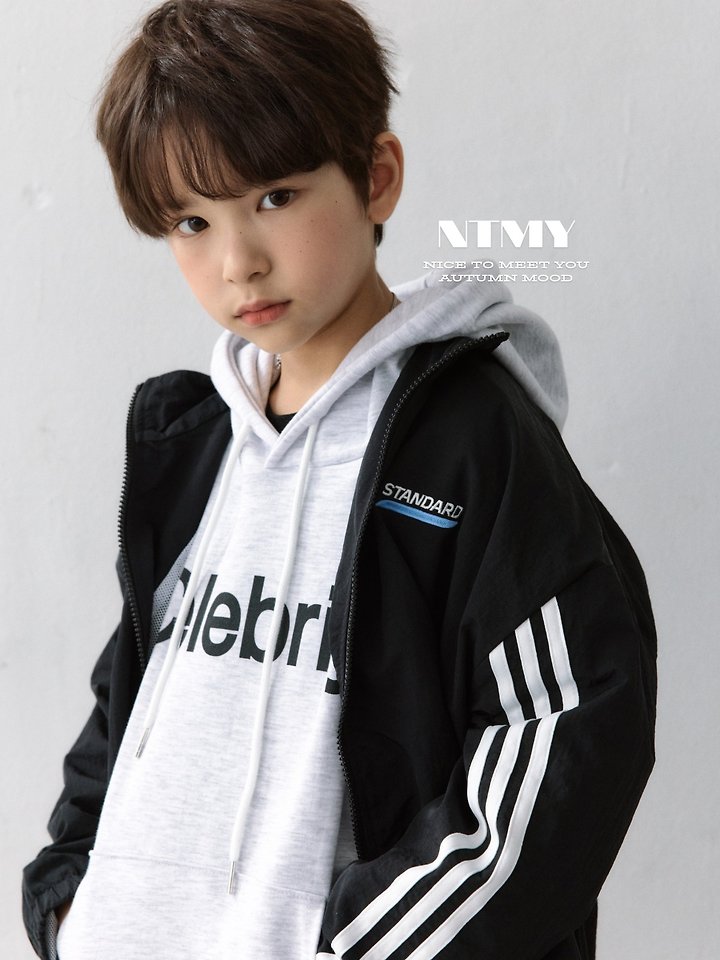 Nice To Meet You - Korean Children Fashion - #prettylittlegirls - Cell Hooded Tee - 8