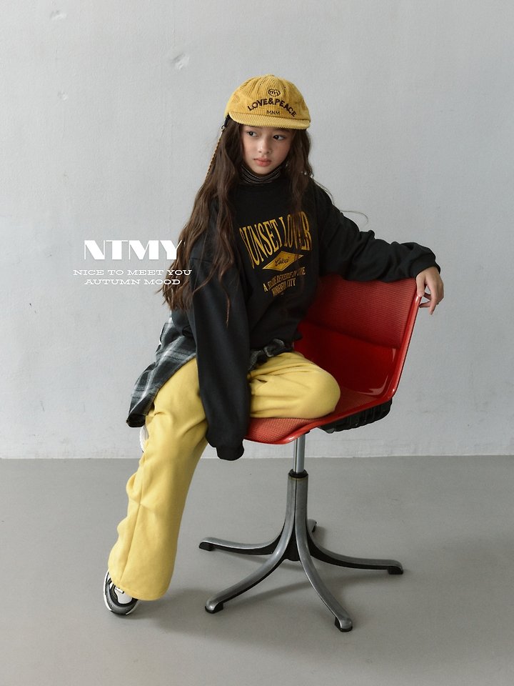 Nice To Meet You - Korean Children Fashion - #prettylittlegirls - Sunset Sweatshirt - 6