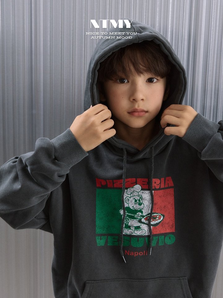 Nice To Meet You - Korean Children Fashion - #prettylittlegirls - Pigment Napoli Hoodie