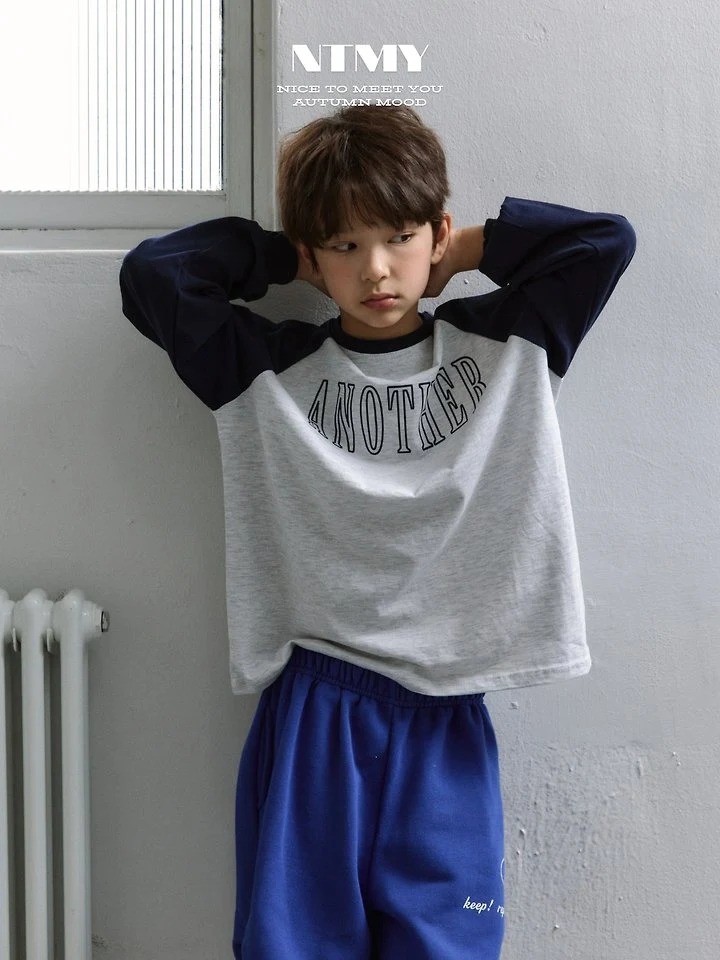 Nice To Meet You - Korean Children Fashion - #stylishchildhood - Another Raglan Tee - 11