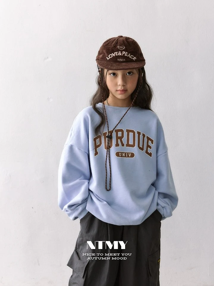 Nice To Meet You - Korean Children Fashion - #stylishchildhood - Perdue Sweatshirt - 8