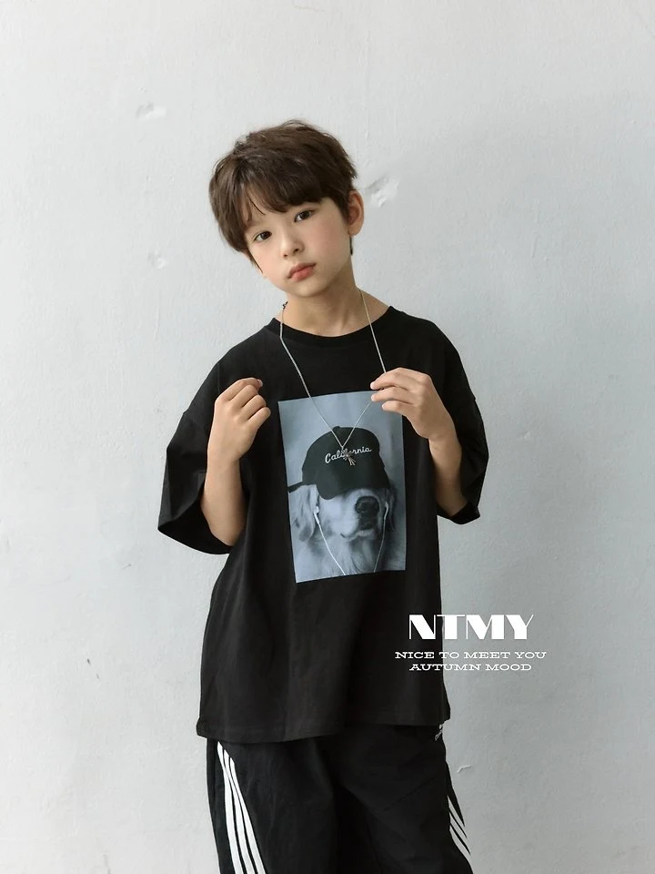 Nice To Meet You - Korean Children Fashion - #prettylittlegirls - Hip Dog Tee - 4