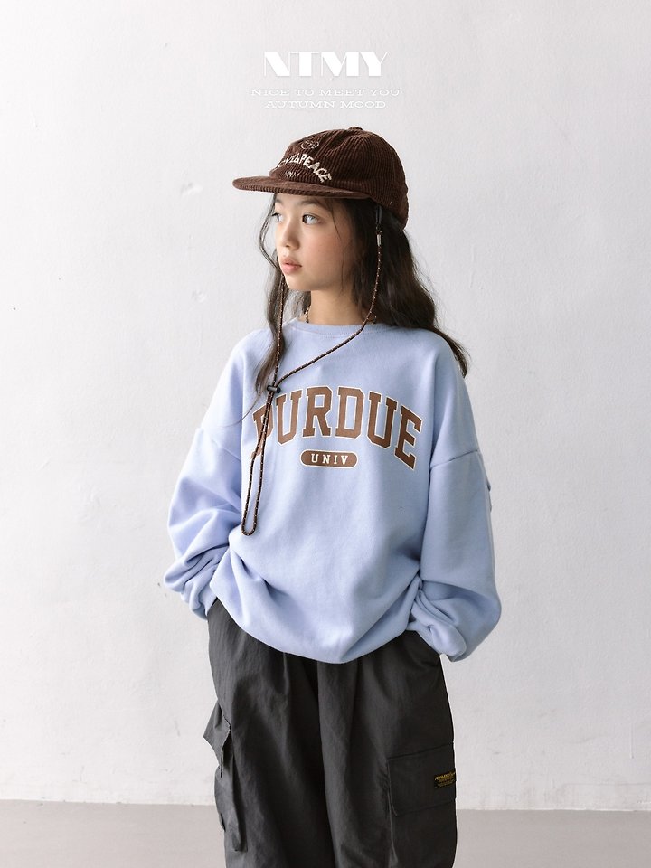 Nice To Meet You - Korean Children Fashion - #toddlerclothing - Perdue Sweatshirt - 7