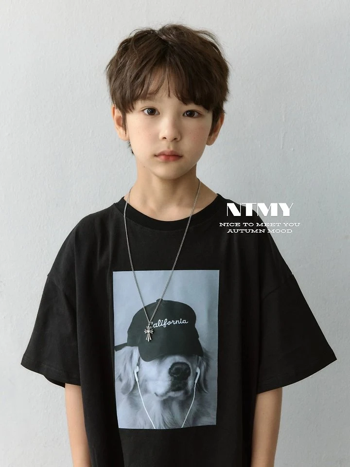Nice To Meet You - Korean Children Fashion - #toddlerclothing - Hip Dog Tee - 5
