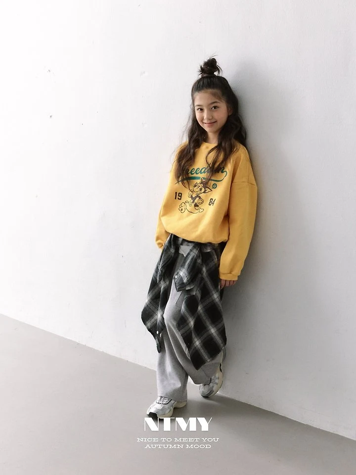 Nice To Meet You - Korean Children Fashion - #todddlerfashion - Dumb Dumb Sweatshirt - 4