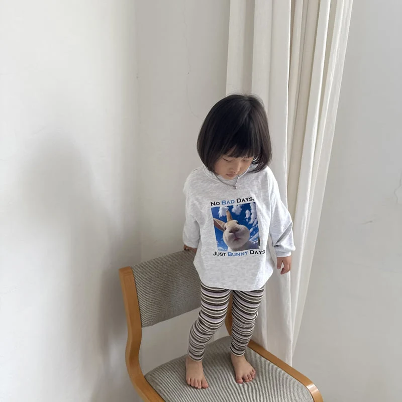 Night Bebe - Korean Children Fashion - #childofig - Flying Rabbit Long Sleeve Tee - 7