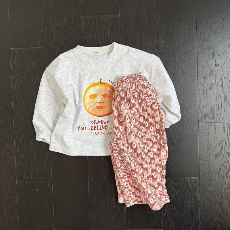 Night Bebe - Korean Children Fashion - #stylishchildhood - Annoying Orange Long Sleeve Tee - 4