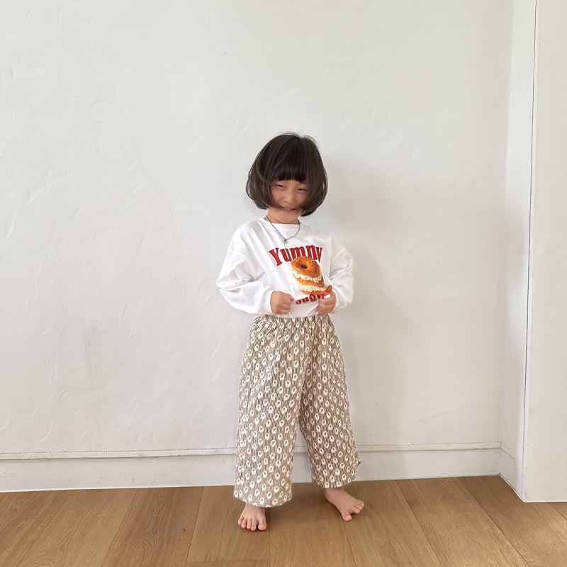 Night Bebe - Korean Children Fashion - #childrensboutique - Donut Long Sleeve Tee - 10
