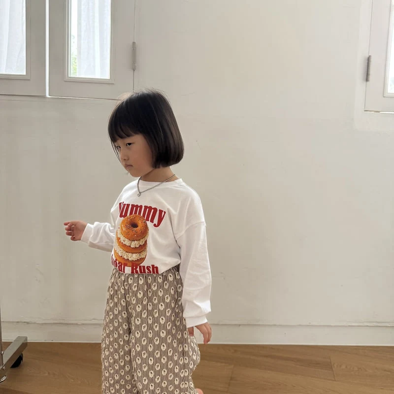 Night Bebe - Korean Children Fashion - #designkidswear - Donut Long Sleeve Tee - 11