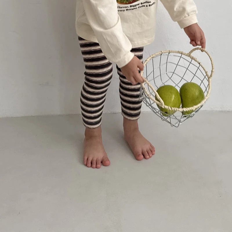 Night Bebe - Korean Children Fashion - #designkidswear - Pord Leggings - 10