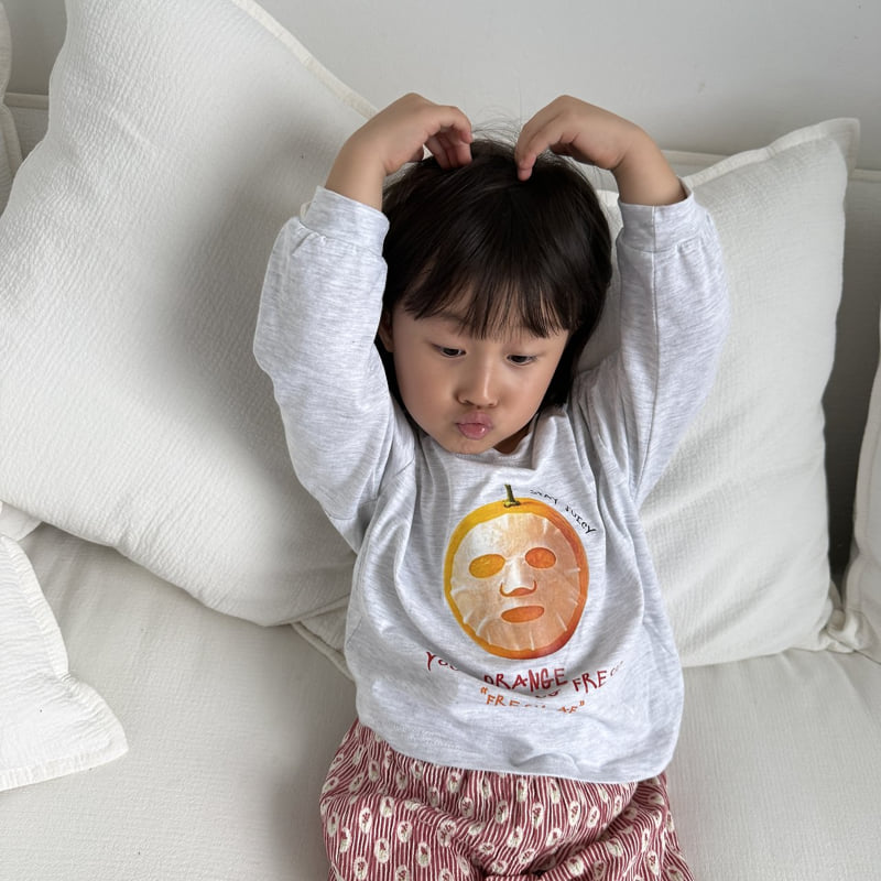 Night Bebe - Korean Children Fashion - #designkidswear - Annoying Orange Long Sleeve Tee - 6