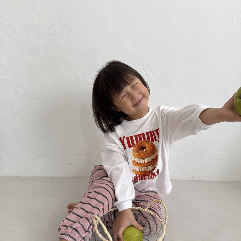 Night Bebe - Korean Children Fashion - #discoveringself - Donut Long Sleeve Tee - 12