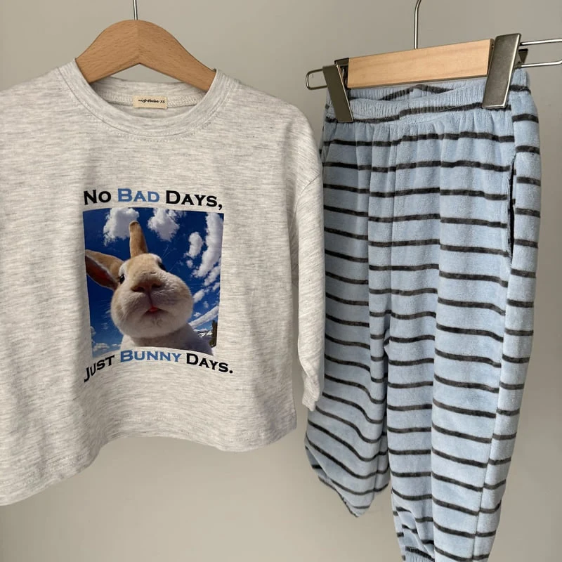 Night Bebe - Korean Children Fashion - #discoveringself - Marne Stripe Jogger Pants - 9